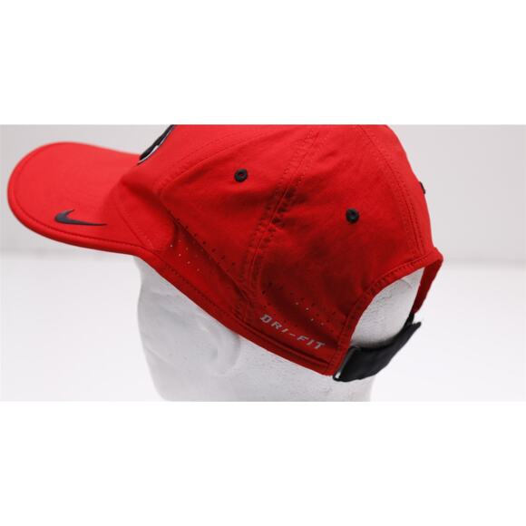 Georgia Bulldogs Nike Legacy91 Red Panel Running Perforated Hat Cap - Picture 4 of 8